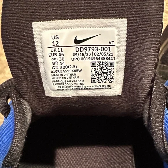 Nike Air Max Men's Game Royal 12M no box - Picture 12 of 13